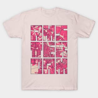 Amsterdam, Netherlands - Blossom City Map Typography - Blossom T-Shirt